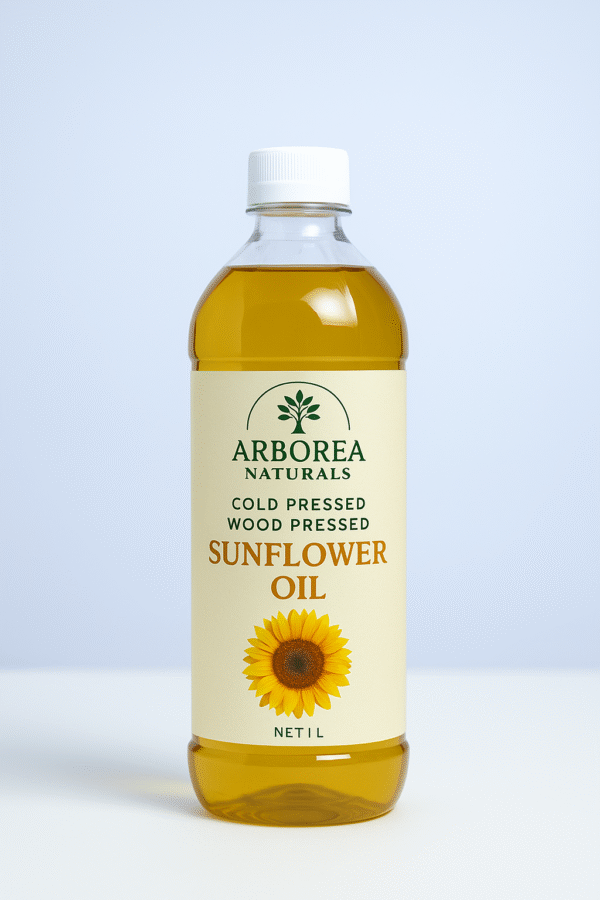 Wood Press Sunflower Oil – Cold-Pressed & 100% Natural
